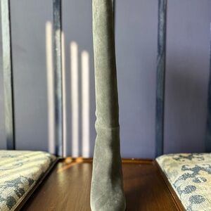 Michael Kors Charcoal Suede Stiletto Dawson Boots size 9